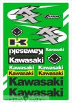 Kawasaki táblás matrica.