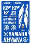 Yamaha táblás matrica.